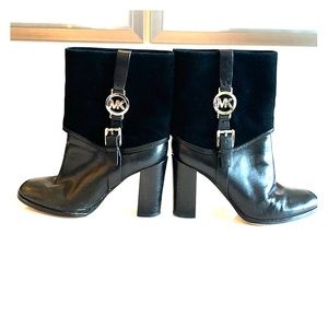 Michael Kors Black Leather Boots